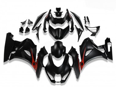 Wholesale 2017-2024 Suzuki GSXR 1000 Motorcycle Fairings - Black Red