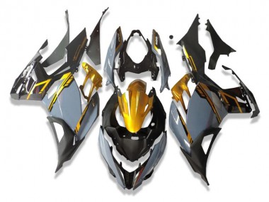 Wholesale 2018-2024 Kawasaki EX400 Motorcycle Fairings - Gold Nardo Grey Black