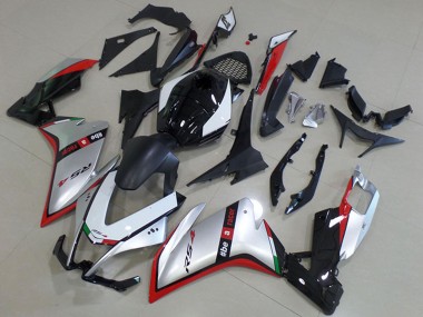 Wholesale 2012-2018 Aprilia RS4 50 125 Motorcycle Fairing - Silver Red Glossy Black