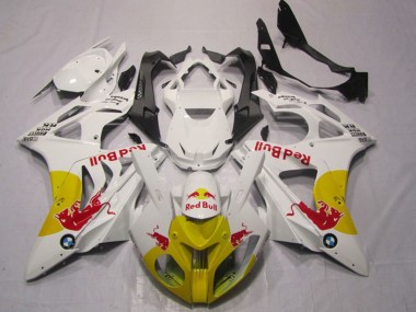 Wholesale 2009-2014 BMW S1000RR Motorcycle Fairings - White Yellow Red Bull