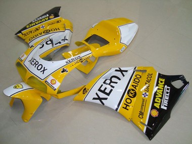 Wholesale 1993-2005 Ducati 748 916 996 996S Motorcycle Fairings - White Yellow Glossy Black Xerox