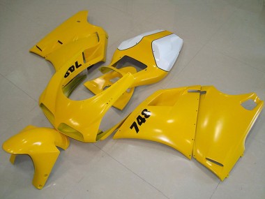 Wholesale 1993-2005 Ducati 748 Motorcycle Fairing - White Yellow