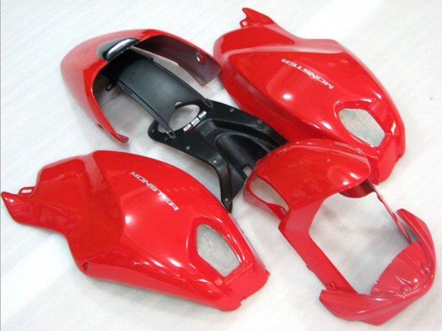 2008-2012 Ducati Monster 696 Motorcycle Fairings - Red Monster