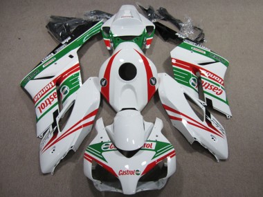Wholesale 2004-2005 Honda CBR1000RR Motorcycle Fairings - White Red Green Castrol