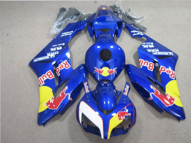 2004-2005 Honda CBR1000RR Motorcycle Fairings - Blue Yellow White Red Bull