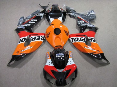 Wholesale 2006-2007 Honda CBR1000RR Motorcycle Fairings Kits - Orange White Red Glossy Black Repsol
