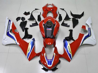 Wholesale 2017-2023 Honda CBR1000RR Motorcycle Fairing - White Red Blue HRC