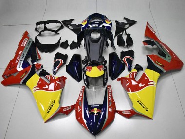 Wholesale 2017-2023 Honda CBR1000RR Motorcycle Fairings - Blue Yellow Glossy Black Red Bull