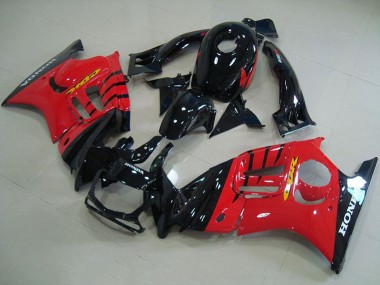Wholesale 1995-1996 Honda CBR600 F3 Motorcycle Fairing Kits - Red Glossy Black