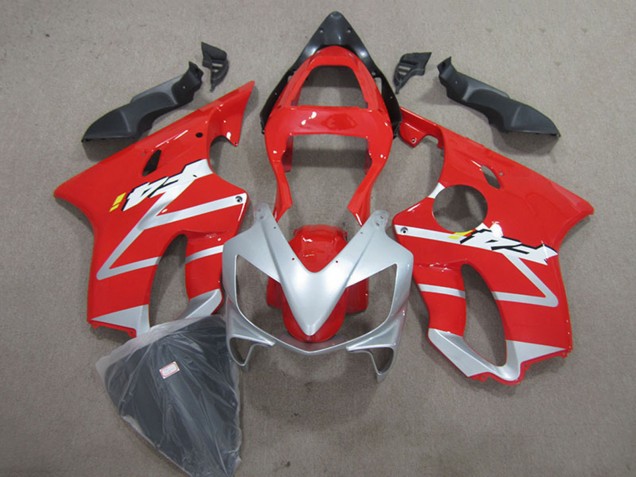 2001-2003 Honda CBR600 F4i Bike Fairings - Silver Red
