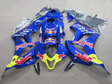 Wholesale 2007-2008 Honda CBR600RR Motorcycle Fairing Kits - Blue Yellow Red Bull