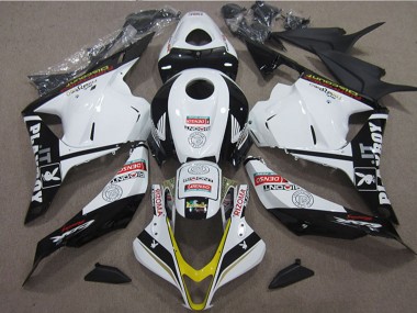Wholesale 2009-2012 Honda CBR600RR Motorcycle Fairings - White Yellow Glossy Black Rizoma Playboy
