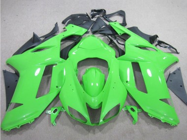 Wholesale 2007-2008 Kawasaki ZX6R Motorcycle Fairings - Green
