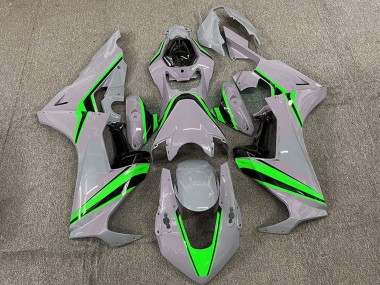 Wholesale 2017-2023 Honda CBR1000RR Motorcycle Fairings - Nardo Grey with Green Stripe