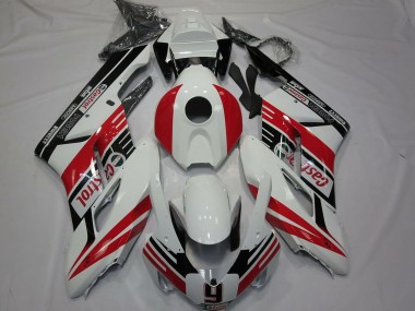 Wholesale 2004-2005 Honda CBR1000RR Motorcycle Fairings - White Red Glossy Black Castrol 9