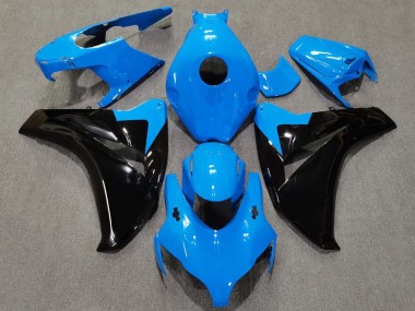 Wholesale 2008-2011 Honda CBR1000RR Motorcycle Fairings - Baby Blue Glossy Black