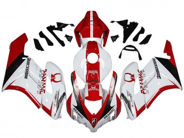 Wholesale 2004-2005 Honda CBR1000RR Motorcycle Fairings - White Red Glossy Black Pramac Bridgestone