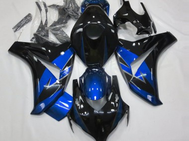 Wholesale 2008-2011 Honda CBR1000RR Motorcycle Fairings - Blue Glossy Black