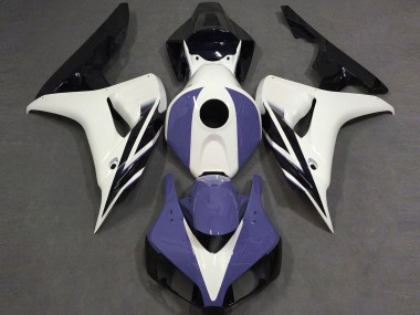 Wholesale 2006-2007 Honda CBR1000RR Motorcycle Fairings - White Blue Glossy Black