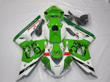 Wholesale 2006-2007 Honda CBR1000RR Motorcycle Fairings - White Green Red Go Fun