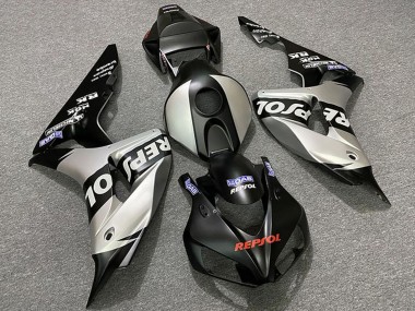 Wholesale 2006-2007 Honda CBR1000RR Motorcycle Fairings - Silver Matte Black Repsol