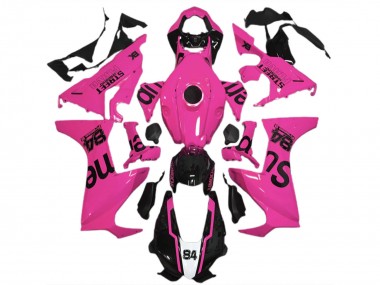 Wholesale 2017-2023 Honda CBR1000RR Motorcycle Fairings - Pink Glossy Black Street Flava