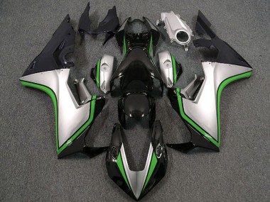 Wholesale 2017-2023 Honda CBR1000RR Motorcycle Fairings - Silver Green Glossy Black