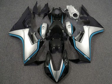 Wholesale 2017-2023 Honda CBR1000RR Motorcycle Fairings - Silver Light Blue Glossy Black