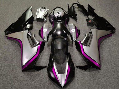 Wholesale 2017-2023 Honda CBR1000RR Motorcycle Fairings - Silver Pink Glossy Black