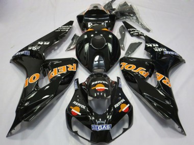 Wholesale 2006-2007 Honda CBR1000RR Motorcycle Fairings - Glossy Orange Repsol
