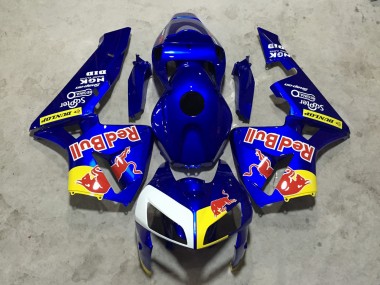 Wholesale 2005-2006 Honda CBR600RR Motorcycle Fairings - Blue Red Bull