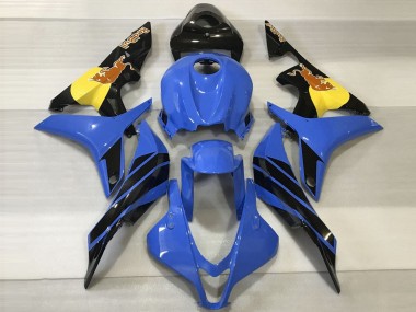 Wholesale 2007-2008 Honda CBR600RR Motorcycle Fairings - Blue Yellow Glossy Black Red Bull