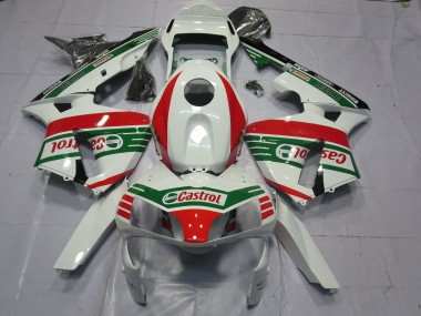 Wholesale 2003-2004 Honda CBR600RR Motorcycle Fairings - White Red Green Castrol