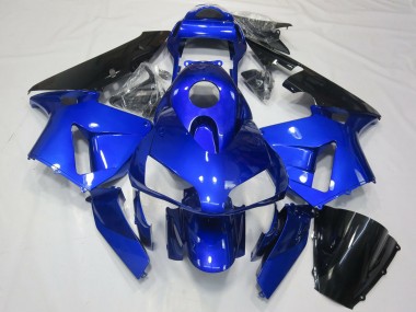 Wholesale 2003-2004 Honda CBR600RR Motorcycle Fairing - Blue Glossy Black