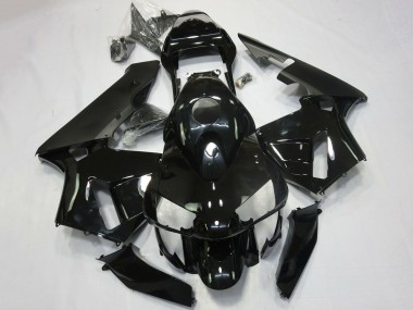 Wholesale 2003-2004 Honda CBR600RR Motorcycle Fairing - Glossy Black Matte Black