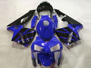 Wholesale 2003-2004 Honda CBR600RR Motorcycle Fairings - Blue Glossy Black OEM Style