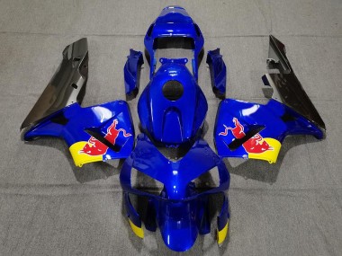 Wholesale 2003-2004 Honda CBR600RR Motorcycle Fairings - Blue Yellow Glossy Black Red Bull