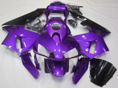 Wholesale 2003-2004 Honda CBR600RR Motorcycle Fairing - Purple Glossy Black