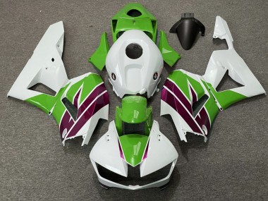 Wholesale 2013-2023 Honda CBR600RR Motorcycle Fairings - White Green Purple