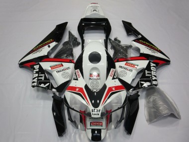 Wholesale 2003-2004 Honda CBR600RR Motorcycle Fairings - White Red Glossy Black Playboy