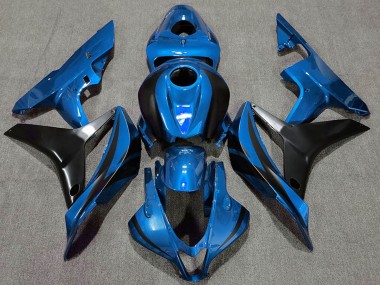 Wholesale 2007-2008 Honda CBR600RR Motorcycle Fairings - Sapphire Blue Black OEM Style