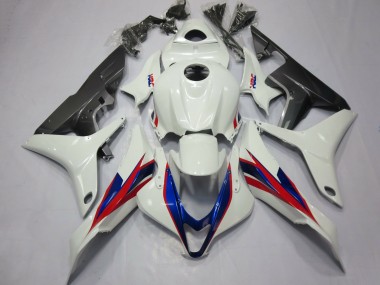 Wholesale 2007-2008 Honda CBR600RR Motorcycle Fairings - White Red Blue HRC