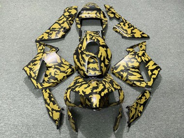 Wholesale 2003-2004 Honda CBR600RR Motorcycle Fairings - Yellow Black Camouflage