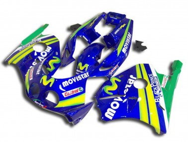 Wholesale 1990-1998 Honda CBR250RR Motorcycle Fairings - Blue Yellow Green MoviStar Red Castrol