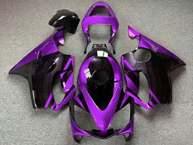 2001-2003 Honda CBR600 F4i Motorcycle Fairings - Purple Glossy Black