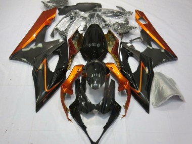 Wholesale 2005-2006 Suzuki GSXR 1000 Motorcycle Fairings - Burnt Orange Black