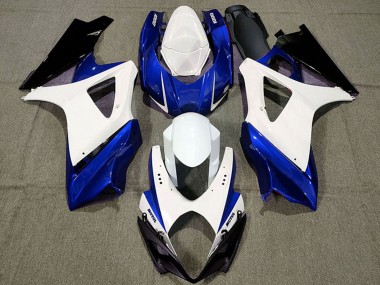 Wholesale 2007-2008 Suzuki GSXR 1000 Motorcycle Fairings - White Blue Black