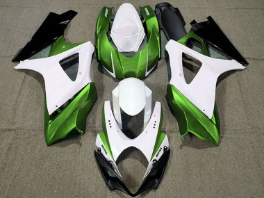Wholesale 2007-2008 Suzuki GSXR 1000 Motorcycle Fairings - White Green Black