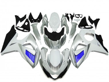 Wholesale 2009-2016 Suzuki GSXR 1000 Motorcycle Fairing - White Blue