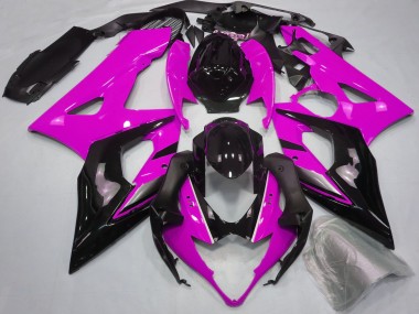 Wholesale 2005-2006 Suzuki GSXR 1000 Motorcycle Fairings - Pink Glossy Black